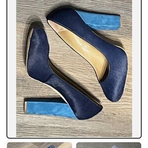 EUC Ann Taylor Blie Calf hair platforms